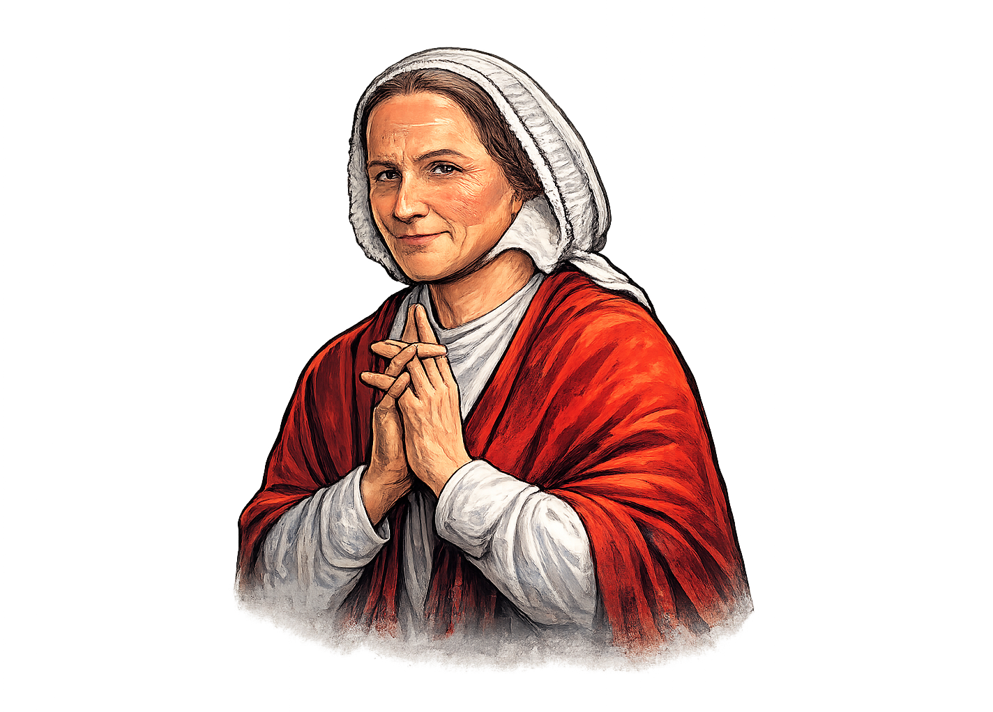 Retrato de Mamá Margarita, madre de Don Bosco